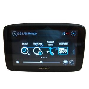 TomTom Go 520 Automobile Portable GPS Navigator 4PN50 Webfleet Tested EUC *READ*